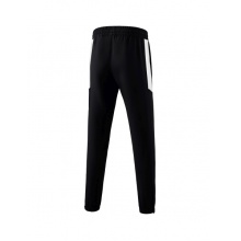 Erima Presentation Pants Team long (100% Polyester, light, modern slim fit) black/white Men